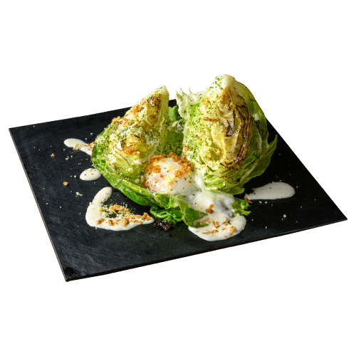 焼きレタスのシーザーサラダ